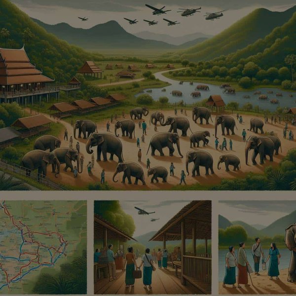 Comment organiser une visite éthique d'un sanctuaire d'éléphants en Thaïlande ?